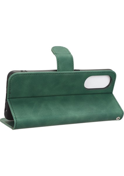 Oppo RENO8T 4g Deri Için Kılıf Kart Tutucu Kapak ile Folio Flip Case (Yurt Dışından)