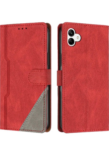 Samsung Galaxy A04E Kart Yuvaları Için Kılıf Kapak Handy Standı Pu Deri (Yurt Dışından)