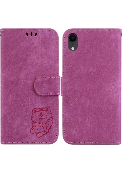 Iphone Xr Için Kılıf Cüzdan Kılıf Tutucu Kapak Flip Folio Kabartmalı Sevimli (Yurt Dışından)