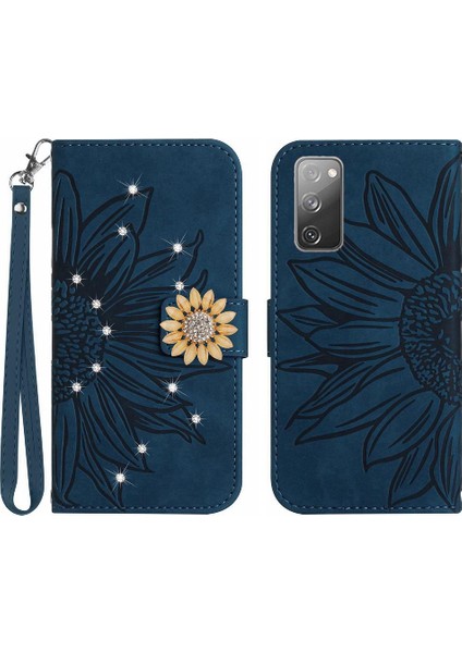 Samsung Galaxy S20 Fe Telefon Kılıfı Için Kılıf Kart Tutucu Pu Deri Flip Tpu (Yurt Dışından)