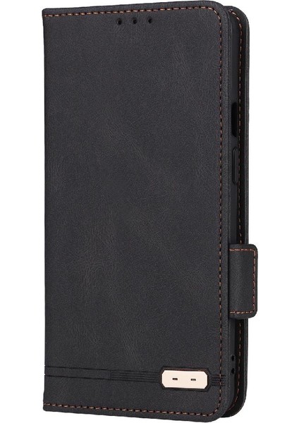 Kart Tutucu Kickstand ile Oneplus 9 Deri Folio Flip Case Için Kılıf (Yurt Dışından)