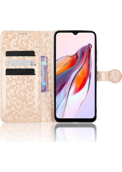 Xiaomi Redmi Için 11A 4g Geometrik Desen Manyetik Toka Deri (Yurt Dışından) fırsatları