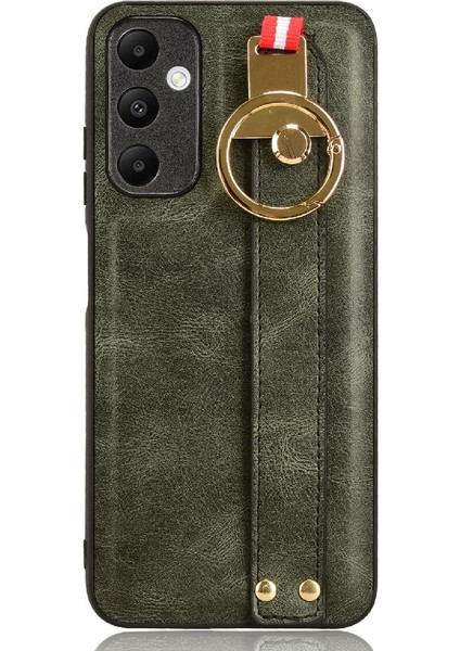 Samsung Galaxy A05S Bilek Kayışı Uyumluluk Premium Pu Deri Kılıf (Yurt Dışından)