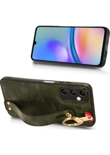 Samsung Galaxy A05S Bilek Kayışı Uyumluluk Premium Pu Deri Kılıf (Yurt Dışından) fiyatları