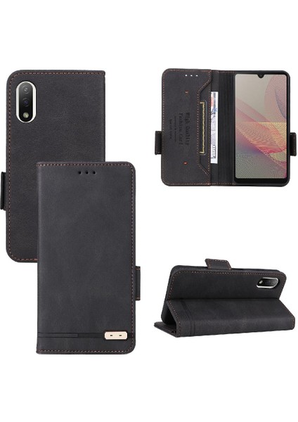 Kart Tutucu Kickstand Tam Koruma ile Sony Xperia Ace Iii Için Kılıf (Yurt Dışından)