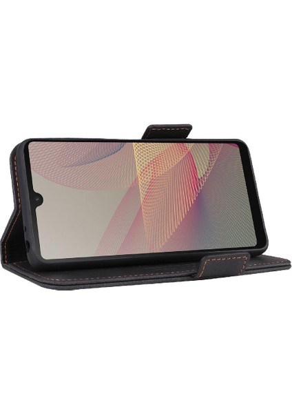 Kart Tutucu Kickstand Tam Koruma ile Sony Xperia Ace Iii Için Kılıf (Yurt Dışından) fırsatları