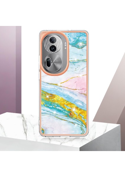 Oppo Oppo 11 Pro 5g Için Kılıf Ince Tpu Mermer Desen Koruma Yumuşak Tampon (Yurt Dışından)