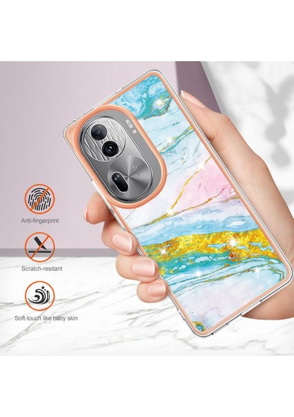 Oppo Oppo 11 Pro 5g Için Kılıf Ince Tpu Mermer Desen Koruma Yumuşak Tampon (Yurt Dışından)