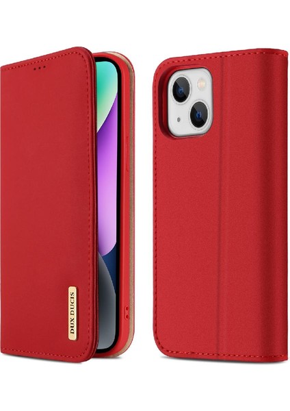 Dux Duduiphone 14 Için Kılıf Kapak Manyetik Kapatma Flip Case Deri Kılıf (Yurt Dışından)