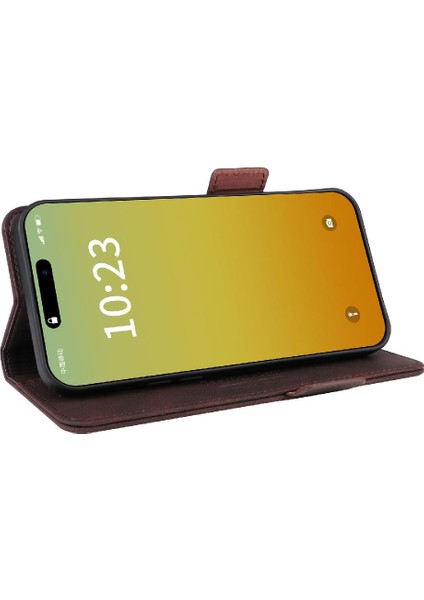 Kart Tutucu Kickstand Kapak ile iphone 15 Artı Kart Ekleme Için Kılıf (Yurt Dışından)