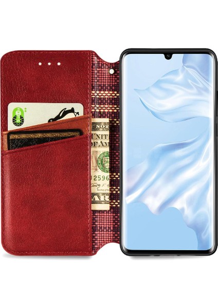 Huawei P30 Pro Cüzdan Fonksiyonu Için Kılıf Moda Tasarımı Zarif Iş (Yurt Dışından)