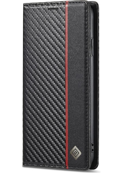 Kart Tutucu Kickstand ile IPhone Xr Deri Folio Flip Case Için Kılıf (Yurt Dışından)
