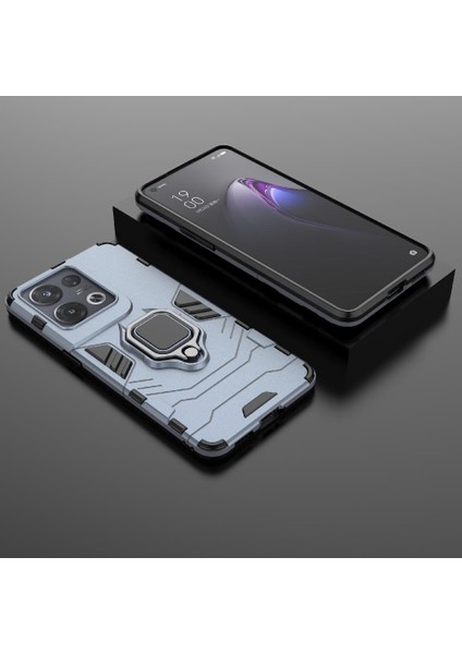 Oppo Oppo 8 Pro 5g Için Kılıf Askeri Damla Koruma Kickstand Darbeye (Yurt Dışından)
