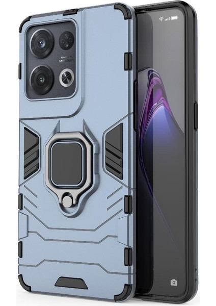 Oppo Oppo 8 Pro 5g Için Kılıf Askeri Damla Koruma Kickstand Darbeye (Yurt Dışından)