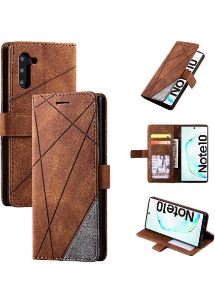 Samsung Galaxy Not 10 Için Kılıf Cüzdan Flip Folio Kart Tutucu Kickstand Pu (Yurt Dışından) fırsatları