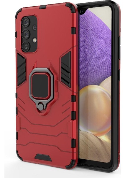 Samsung Galaxy A32 5g Kickstand Için Kılıf 360 &deg; Dönen Halka Askeri Damla (Yurt Dışından)