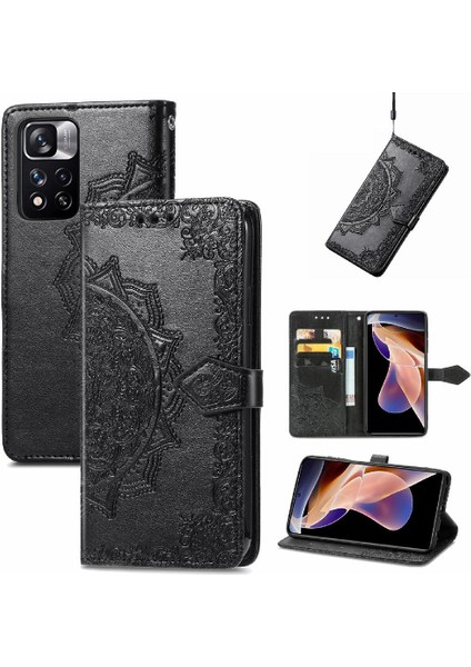 Redmi Not 11 Için Kılıf Pro Kılıf Darbeye Zarif Desen Flip (Yurt Dışından)