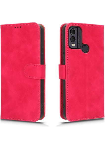 Mays Boutique Kart ile Nokia C22 Tam Koruma Deri Folio Flip Case Için Kılıf (Yurt Dışından)