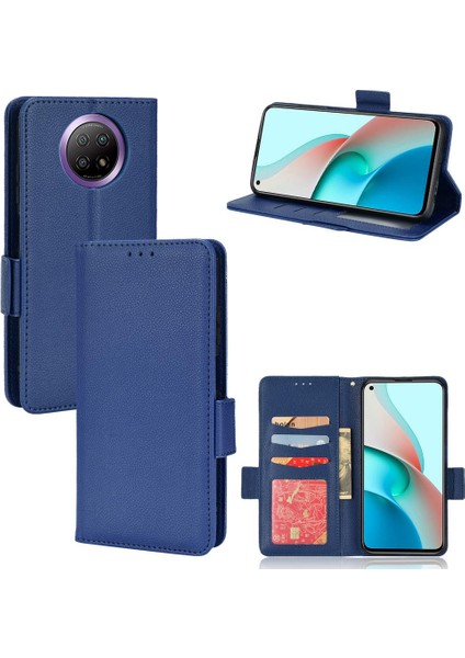 Xiaomi Redmi Için Not 9t 5g Cüzdan Kart Yuvaları Tutucu Pu Deri Yan (Yurt Dışından)