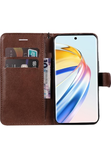 Kart Yuvası Yüksek Kalite ile Onur X50 Klasik Düz Renk Için Flip Case (Yurt Dışından) indirimleri
