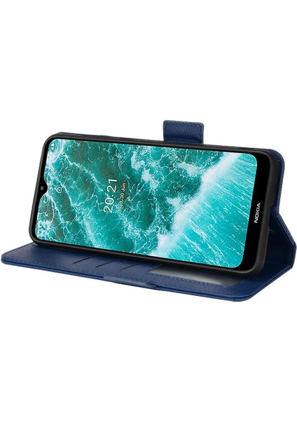 Nokia C30 Pu Deri Yan Toka Kart Yuvaları Tutucu Cüzdan Manyetik (Yurt Dışından) indirimleri