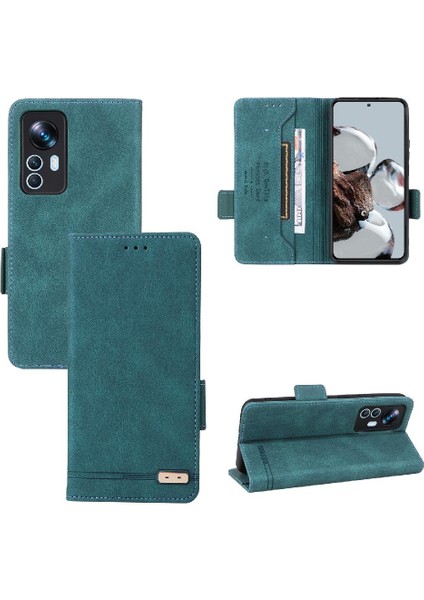 Xiaomi 12T 5g Için Kılıf Deri Folio Flip Case Koruyucu Kapak Tam (Yurt Dışından)