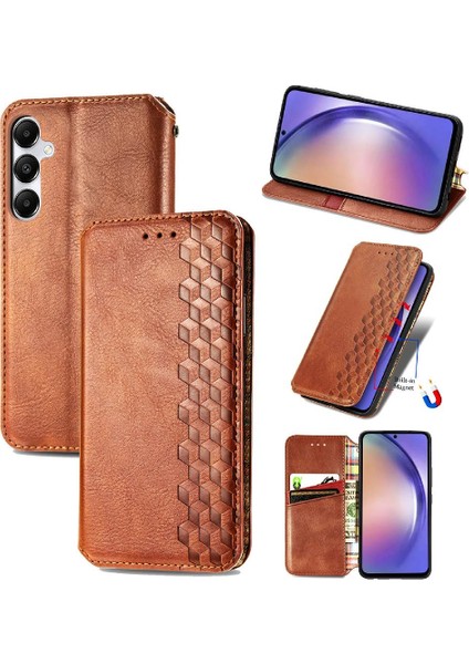 Samsung Galaxy Case 5g Flip Kapak Moda Tasarım Cüzdan Fonksiyonu (Yurt Dışından)