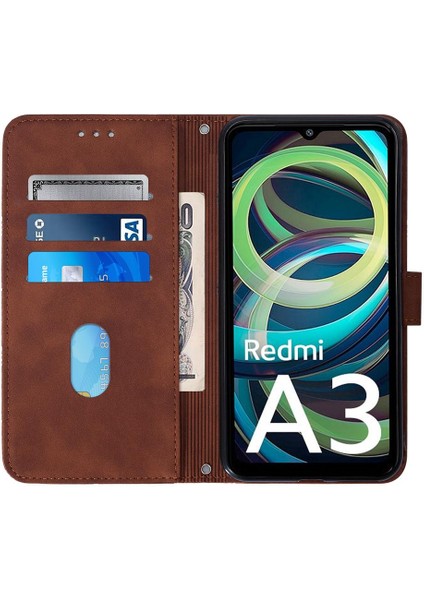 Xiaomi Redmi A3 Flip Folio Kitap Koruyucu Kredi Kartı Tutucu Pu (Yurt Dışından) fırsatları