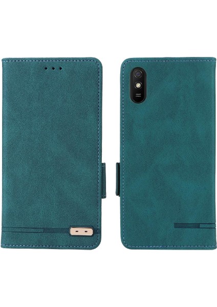 Kart Tutucu Kickstand Koruyucu Kapak ile Xiaomi Redmi 9A Için Kılıf (Yurt Dışından)