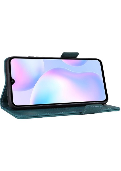 Kart Tutucu Kickstand Koruyucu Kapak ile Xiaomi Redmi 9A Için Kılıf (Yurt Dışından)