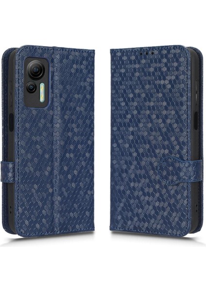 Ulefone Not 14 Için Kılıf Manyetik Toka Deri Cüzdan Kapak Geometrik (Yurt Dışından)