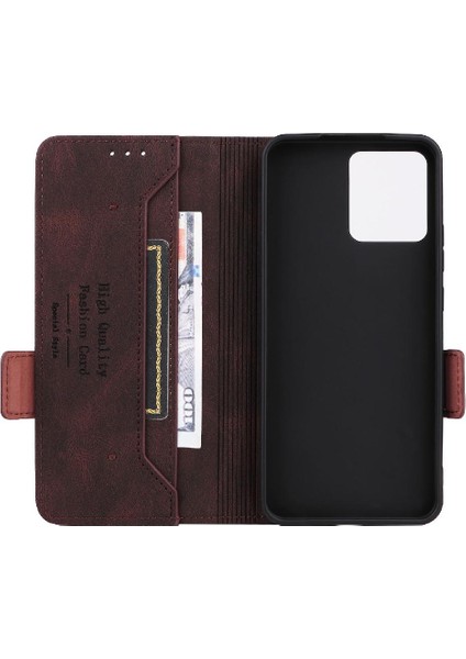 Oppo Realme C30 Kart Ekleme Deri Için Kılıf Folio Flip Case Tam (Yurt Dışından) indirimleri