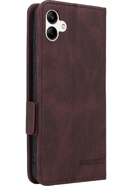 Kart Tutucu Kickstand Deri Folio ile Samsung Galaxy A04 4g Için Kılıf (Yurt Dışından) fırsatları