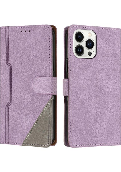 Iphone 14 Için Kılıf Pro Max Pu Deri Kart Yuvaları Kapak Cüzdan Manyetik (Yurt Dışından)
