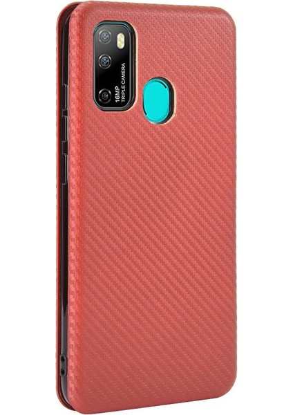 Kart ile Ulefone Not 9p Manyetik Karbon Fiber Tam Koruma Için Kılıf (Yurt Dışından)