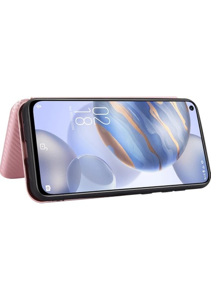 Oukitel C21/C21 Pro Tam Koruma Manyetik Karbon Fiber Için Kılıf (Yurt Dışından)