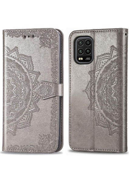 Xiaomi 10 Lite 5g Için Zarif Desen Darbeye Deri Kılıf Kapak (Yurt Dışından)