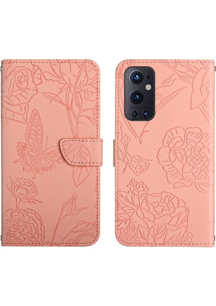 Mays Boutique Oneplus 9 Pro Anti-Damla Koruma Çiçekler ve Kelebekler Durumda (Yurt Dışından)