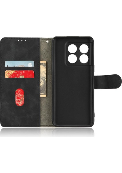 Mays Boutique Oneplus 10T 5g Için Kılıf Deri Folio Flip Case Koruyucu Kapak Tam (Yurt Dışından)