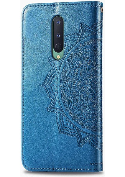 Oneplus 8 Için Kılıf Darbeye Kapak Kapak Basit Iş Deri Kılıf (Yurt Dışından)