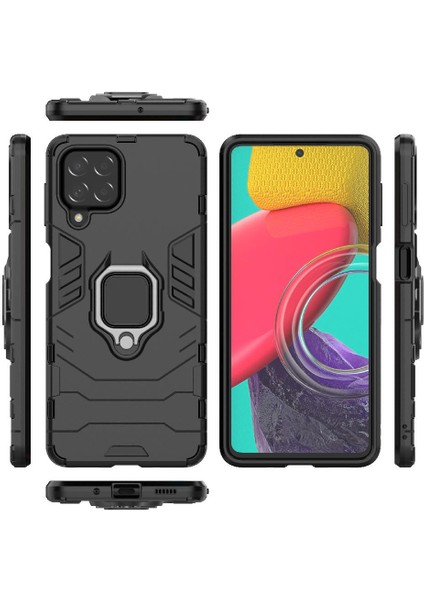 Samsung Galaxy M53 5g Için Kılıf 360 &deg; Dönen Halka Darbeye Kapak Askeri (Yurt Dışından) fiyatları