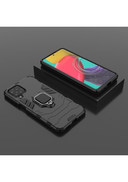 Samsung Galaxy M53 5g Için Kılıf 360 &deg; Dönen Halka Darbeye Kapak Askeri (Yurt Dışından) modelleri