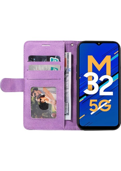 Kart Yuvası Standı ile Samsung Galaxy A32 5g Için Kılıf Pu Deri Flip Folio (Yurt Dışından) fırsatları