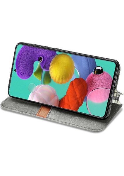 Samsung Galaxy A71 5g Zarif Iş Kapak Çevirin Cüzdan Kılıf (Yurt Dışından)