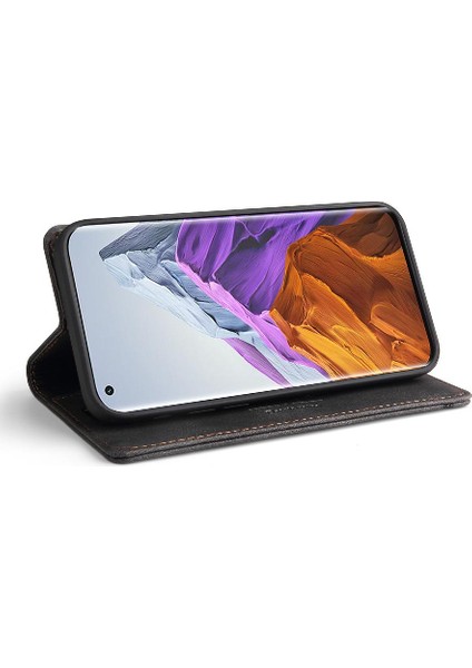 Xiaomi 11 Pro 5g Kickstand Iki Kart Yuvaları Premium Deri (Yurt Dışından)