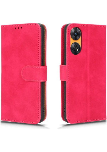 Oppo RENO8T 4g Deri Için Kılıf Kart Tutucu Kapak ile Folio Flip Case (Yurt Dışından)