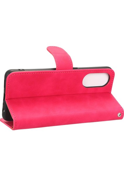 Oppo RENO8T 4g Deri Için Kılıf Kart Tutucu Kapak ile Folio Flip Case (Yurt Dışından)