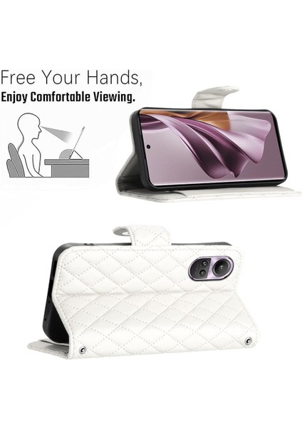 Oppo Oppo 10 Pro 5g Için Kılıf Cüzdan Kapak Kart Tutucu Bilek Şeridi Şık (Yurt Dışından)