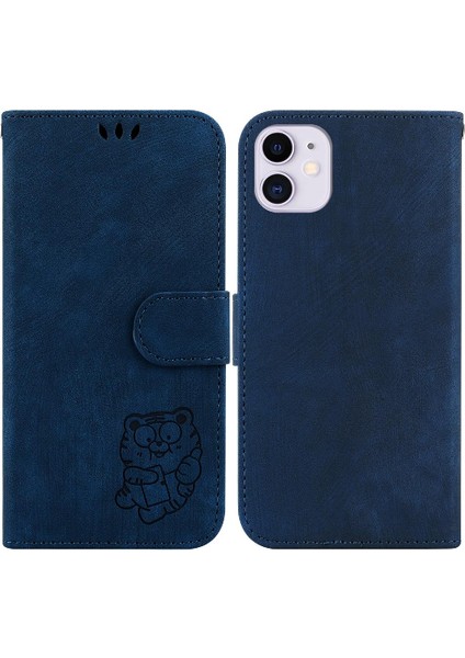 Iphone 11 Için Kılıf Kart Cep Cüzdan Kılıf Tutucu Kapak Kabartmalı Sevimli (Yurt Dışından)