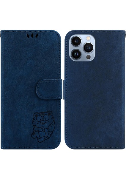 Iphone 13 Için Kılıf Pro Kart Cep Tutucu Kapak Cüzdan Kılıf Kabartmalı Sevimli (Yurt Dışından)